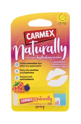 Carmex Naturally Balzám na rty 4,25 g Berry pro ženy
