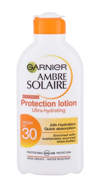 Garnier Ambre Solaire Opalovací přípravek na tělo Protection Lotion 50 ml SPF30 unisex