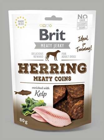 Brit Jerky Herring Meaty Coins 80g