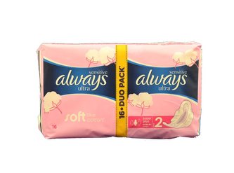Always Ultra Super Plus Sensitive NEW 2x8 ks