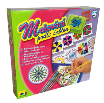 Malování spirál podle šablon