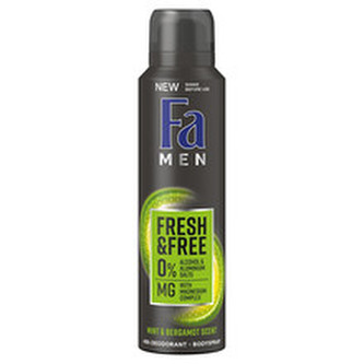 Fa Deodorant ve spreji Men Fresh & Free Mint & Bergamot (48h Deodorant Bodyspray) 150 ml man