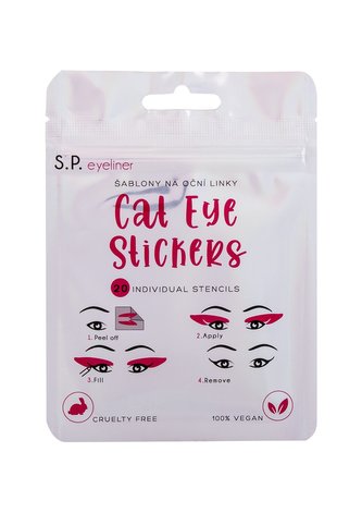 S. P. Eyeliner Cat Eye Stickers Oční linka 20 ks pro ženy