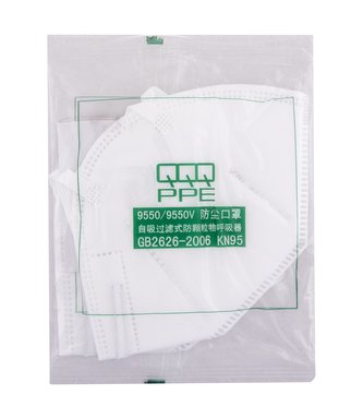 QQQ PPE Respirator Rouška a respirátor KN95 2 ks unisex