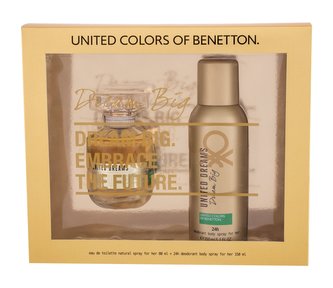 Benetton United Dreams toaletní voda 80 ml + deodorant 150 ml