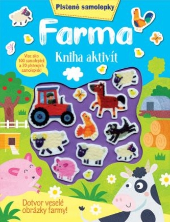 Farma kniha aktivít - Plstené samolepky Farma kniha aktivít - Plstené samolepky