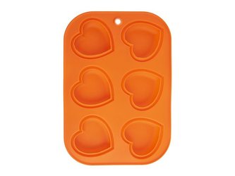 Forma ORION Muffiny srdce oranžová