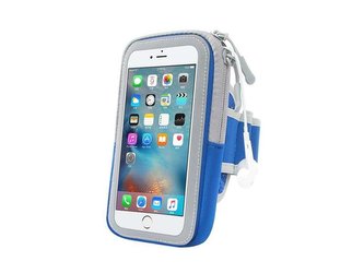 Pouzdro na mobil 6.0\" FOREVER ZIPPER BLUE