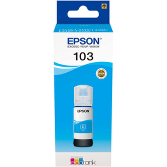 T00S24A Inkoust pro EcoTank L3110, L3150, L1110 tiskárny, EPSON, cyan, 65 ml