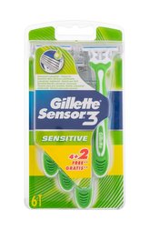 Gillette Sensor3 Holicí strojek Sensitive 6 ks pro muže