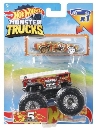 Hot Wheels moster trucks 1:64 s angličákem