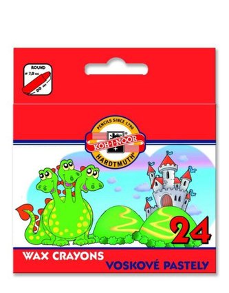 Koh-i-noor voskovky WAX CRAYON 24ks Koh-i-noor voskovky WAX CRAYON 24ks