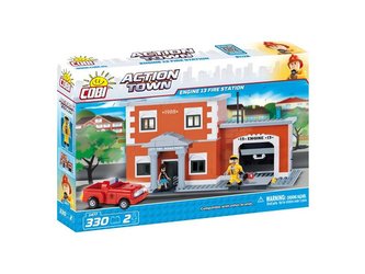 Stavebnice COBI-1477 ACTION TOWN Hasičská zbrojnice 330 k, 2 f