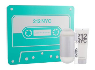 Carolina Herrera 212 toaletní voda 100 ml + toaletní voda 10 ml + tělové mléko 75 ml