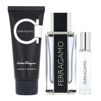 Salvatore Ferragamo Ferragamo EDT 100 ml + EDT MINI 10 ml + SG na tělo i vlasy 100 ml M