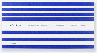 Bobo Nedatovaný plánovač DL - týdenní 30 listů