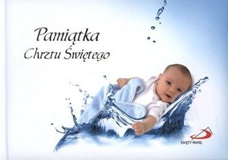 Pamiątka Chrztu Świętego dla chłopca