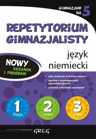 Repetytorium gimnazjalisty. Język niemiecki. Gimnazjum na 5