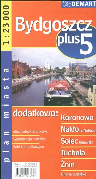 Plan miasta. Bydgoszcz 1:23 000. Plus5