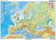 MAPA-FIZ.EUROPY-ROLKI/MERIDIAN/100 x70