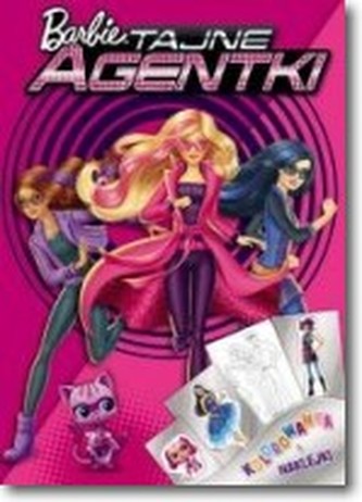 Barbie Tajne agentki. Kolorowanka i naklejki  DPN-108