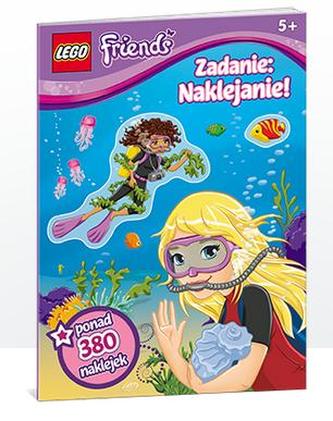 Lego Friends. Zadanie: naklejanie! Ponad 390 naklejek! (LAS-102)
