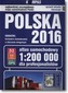 Atlas samochodowy Polska 2016 dla profesjonalistów 1:200 000