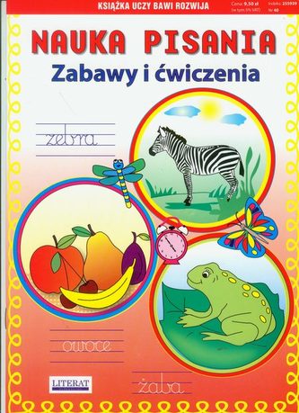 Nauka pisania. Zabawy i ćwiczenia - zebra