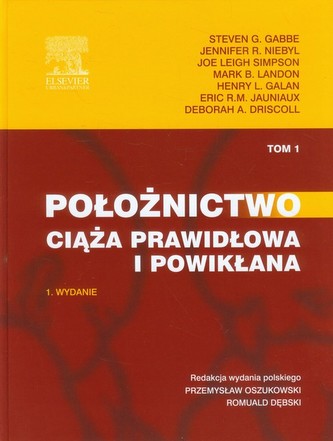 Położnictwo Tom 1