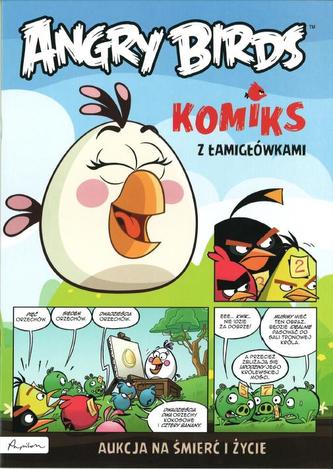 Aukcja na śmierć i życie. Angry Birds. Komiks z łamigłówkami