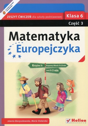 Matematyka Europejczyka. Klasa 6. Szkoła podstawowa.Część 3. Zeszyt ćwiczeń