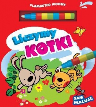 Flamaster wodny. Liczymy kotki
