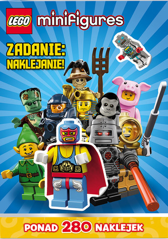 Lego Minifigures. Zadanie: naklejanie.