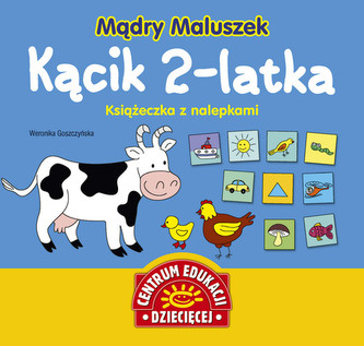Mądry Maluszek Kącik 2-latka Książeczka z nalepkami