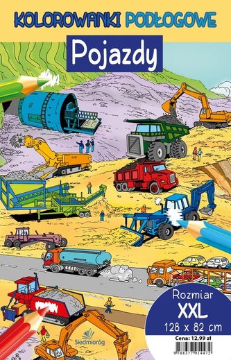 Kolorowanki podłogowe Pojazdy