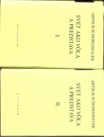 Svet ako vôľa a predstava I+II Svet ako vôľa a predstava I+II