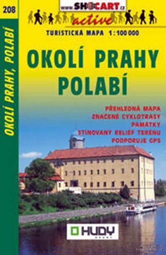 Okolí Prahy - Polabí - turistická mapa