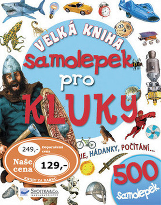 Velká kniha samolepek pro kluky