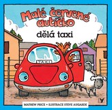Malé červené autíčko dělá taxi