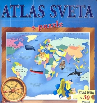 Atlas sveta s puzzle Atlas sveta s puzzle