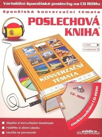 Poslechová kniha Španělská konverzační témata + CD