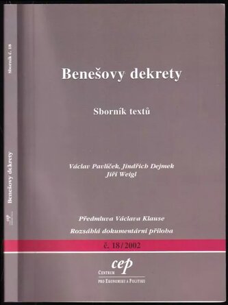 Benešovy dekrety. Sborník textů