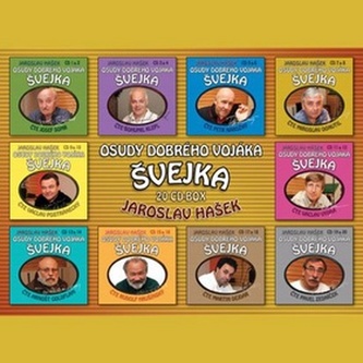 CD-Osudy dobrého vojáka Švejka (komplet 20 CD)