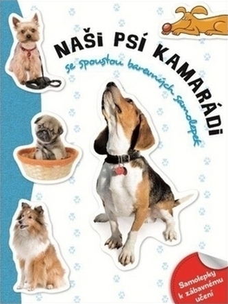 Samolepková knížka Naši psí kamarádi