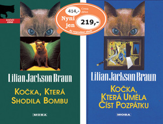 Balíček 2ks Kočka, která uměla číst + Kočka, která shodila bombu Balíček 2ks Kočka, která uměla číst + Kočka, která shodila bombu