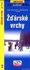 Žďárské vrchy - zimní mapa