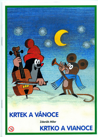 Krtek a vánoce - omalovánka