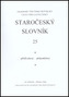 Staročeský slovník 25