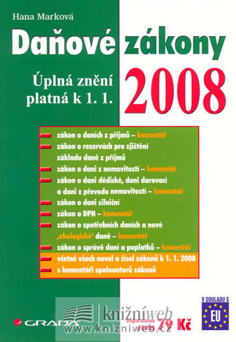 Daňové zákony 2008