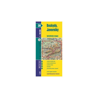 1:100T (30)-Beskydy, Javorníky (turistická mapa)
